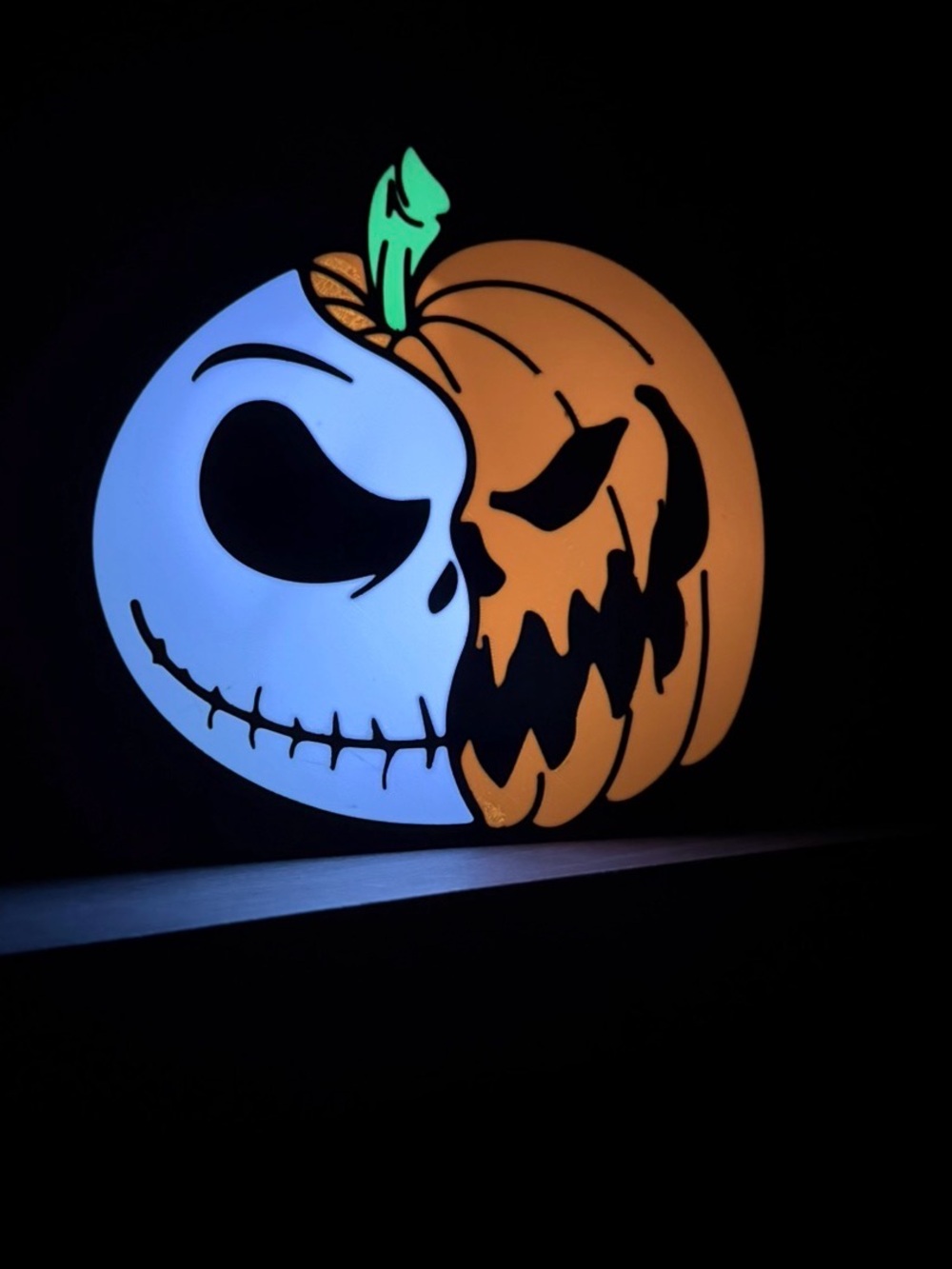 Kids Halloween Pumpkin Mask Costume - White & Orange